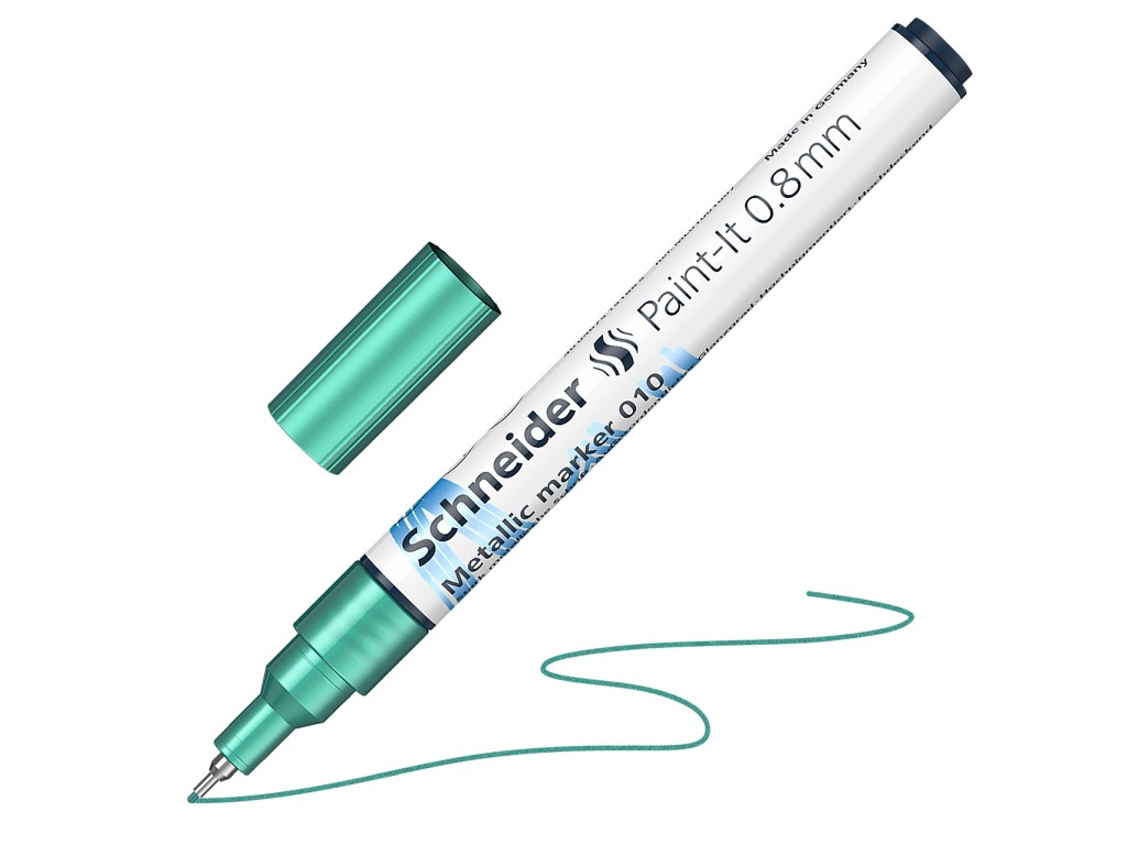 Marker metalic Schneider Paint-It 0,8 mm diverse culori - imagine 6