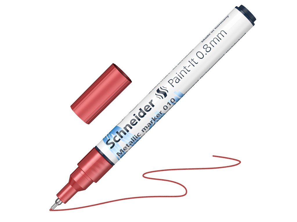 Marker metalic Schneider Paint-It 0,8 mm diverse culori - imagine 3