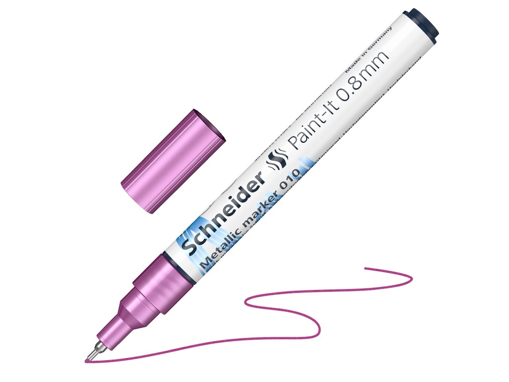 Marker metalic Schneider Paint-It 0,8 mm diverse culori - imagine 2