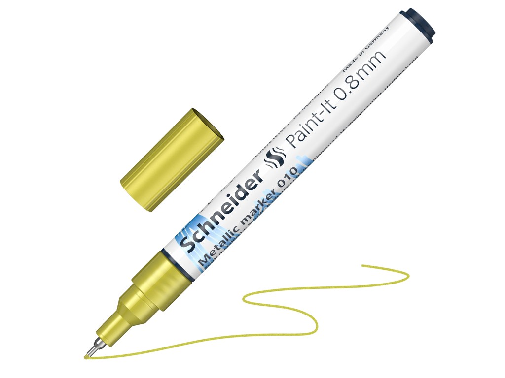 Marker metalic Schneider Paint-It 0,8 mm diverse culori - imagine 5