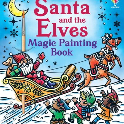 Santa and the Elves Magic Painting Book