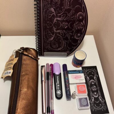 Set de scris cu Jurnalul Lună Just Shine and Write