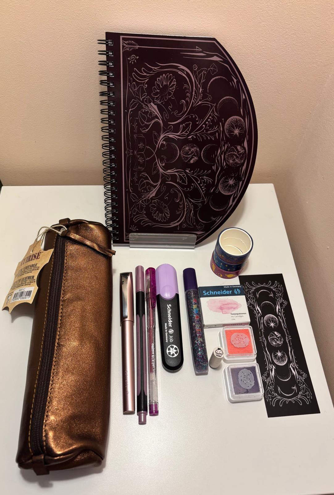 Set de scris cu Jurnalul Lună Just Shine and Write