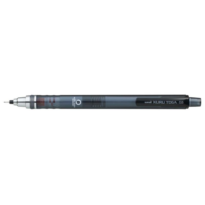 Creion mecanic Uni Kuru Toga M5/M7-450T, fumuriu